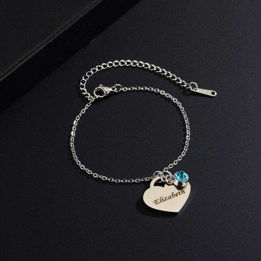 Personalized love lettering Braclet