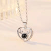 Personalized deer photo Necklace