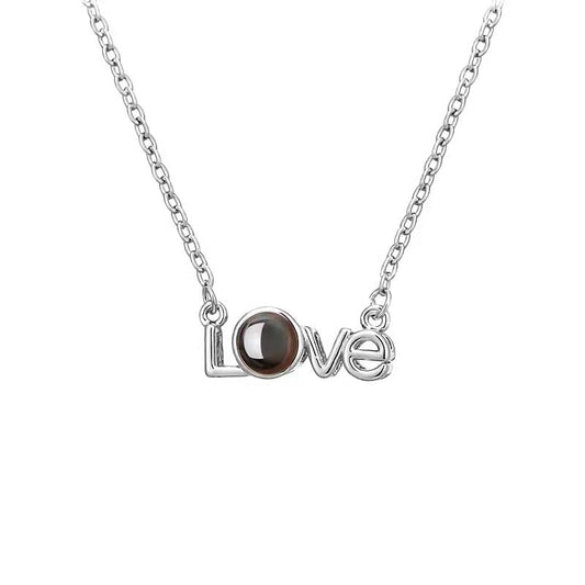 Personalized love photo Necklace