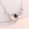 Personalized Wings Photo Projection Necklace