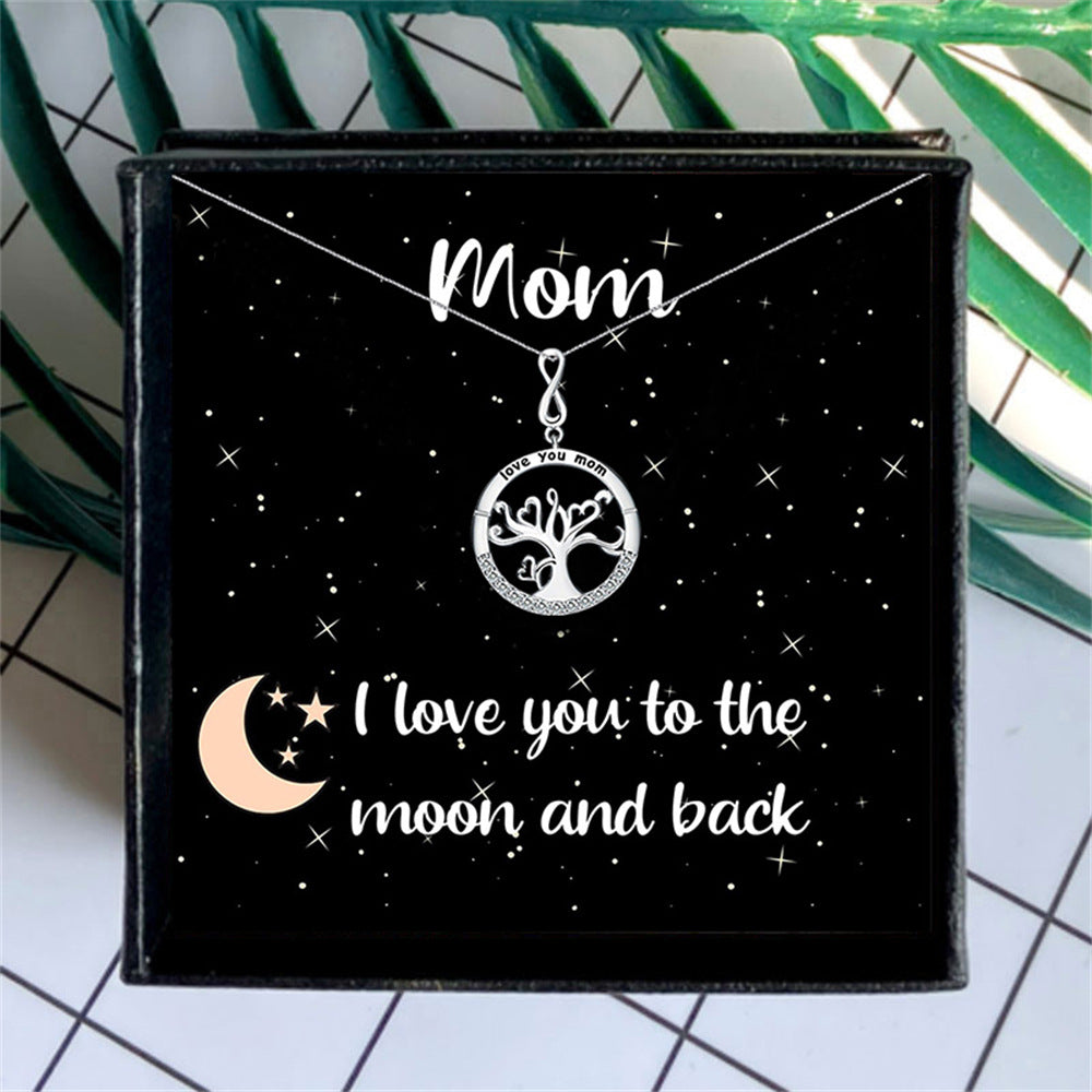 Tree of life necklace gift for mom
