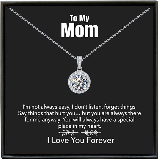Full moon night necklace gift for mom