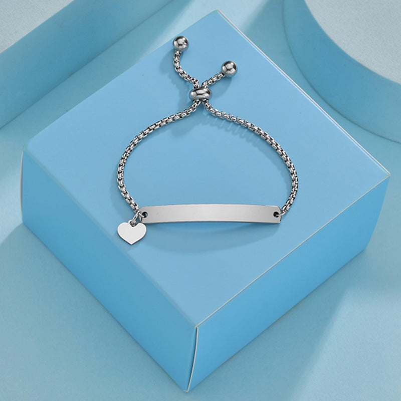 Custom engraved bracelet
