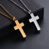 Custom Pet hair, ash memorial cross necklace