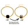 Personalized Square Heat-Activated Magic Bracelet with Hidden Picture