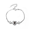 Personalized Heart Photo Projector Bracelet