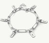 stainless steel curb chain bracelet