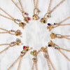 Queen Crystal Birthstone Charm Necklace