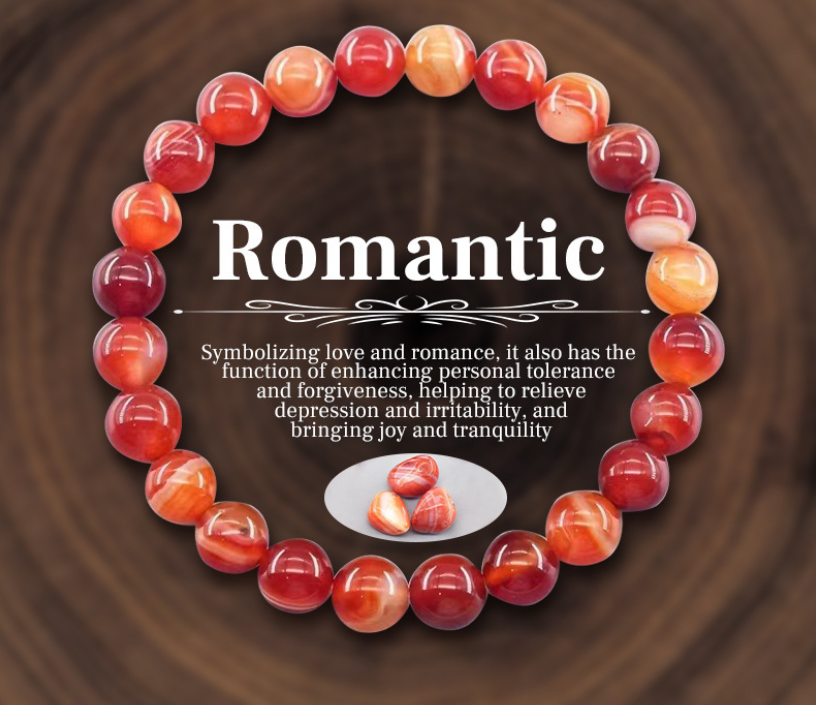 Natural Crystal and Agate Bracelet