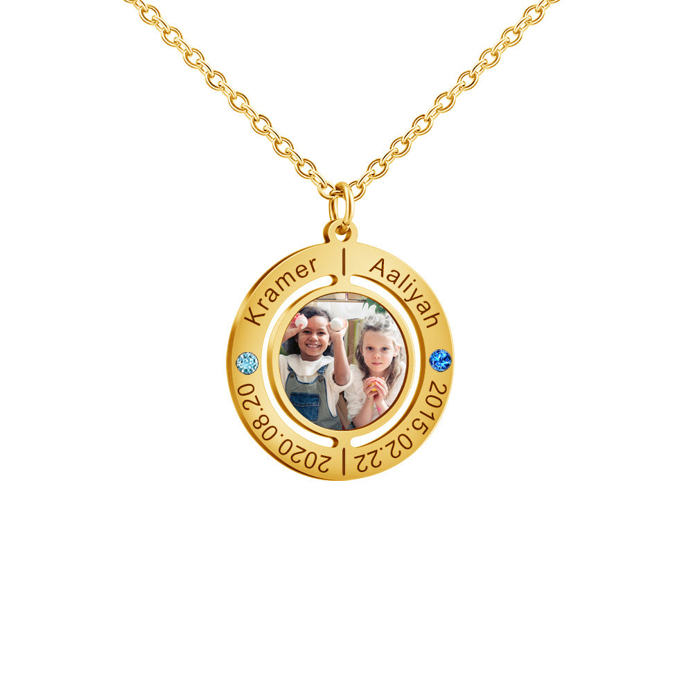 Custom Photo Pendant Necklace