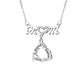 Custom Engraved Necklace Family Feet Mother's Day Gifts