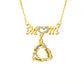 Custom Engraved Necklace Family Feet Mother's Day Gifts