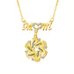 Custom Engraved Necklace Family Feet Mother's Day Gifts