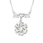 Custom Engraved Necklace Family Feet Mother's Day Gifts