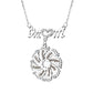 Custom Engraved Necklace Family Feet Mother's Day Gifts