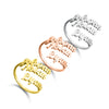 Custom Double Name Ring