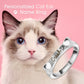 Personalized Cat  Shaped Bone Ring • Cat Lover Rings