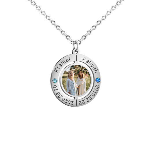 Custom Photo Pendant Necklace