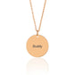 Custom Personalized Pet Portrait Name Necklaces