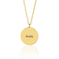 Custom Personalized Pet Portrait Name Necklaces