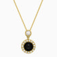 Personalized  Petite Halo Photo Necklace