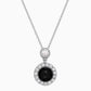 Personalized  Petite Halo Photo Necklace