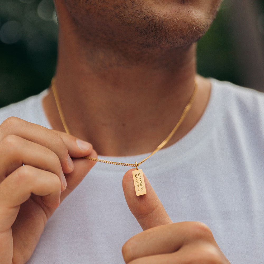 Personalized Engraved DIY Necklace