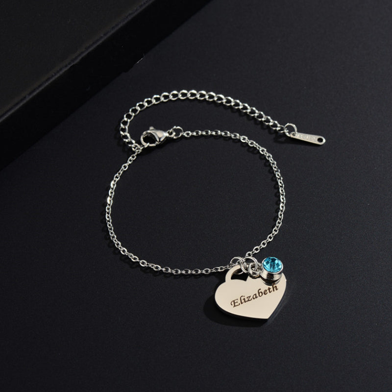 Personalized love lettering Braclet