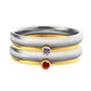 Personalized Birthstone Engraved Ring