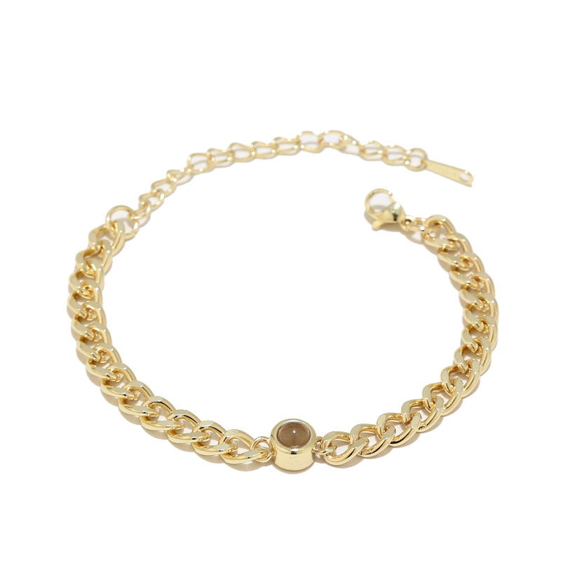 Personalized Cuban Projection Bracelet