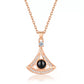 Personalized Diamond Set Photo Necklace