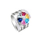 Personalized fashion micro set zircon ring