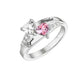 Personalized fashion micro set zircon ring