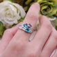 Personalized fashion micro set zircon ring
