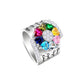 Personalized fashion micro set zircon ring