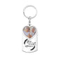 Personalized lettering Photo Key Chain