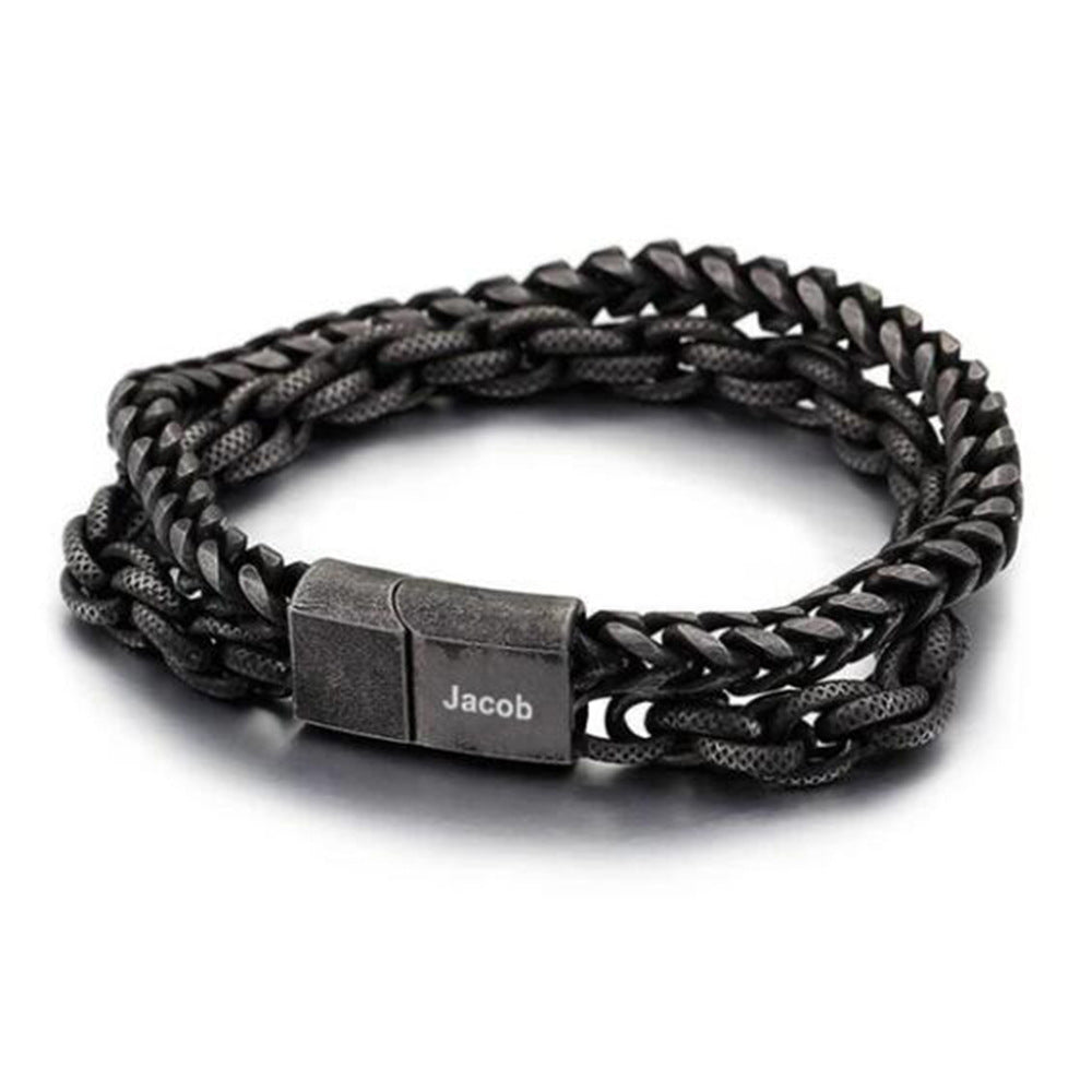Personalized rock style men's Bracelet