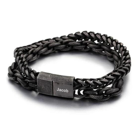 Personalized rock style men's Bracelet
