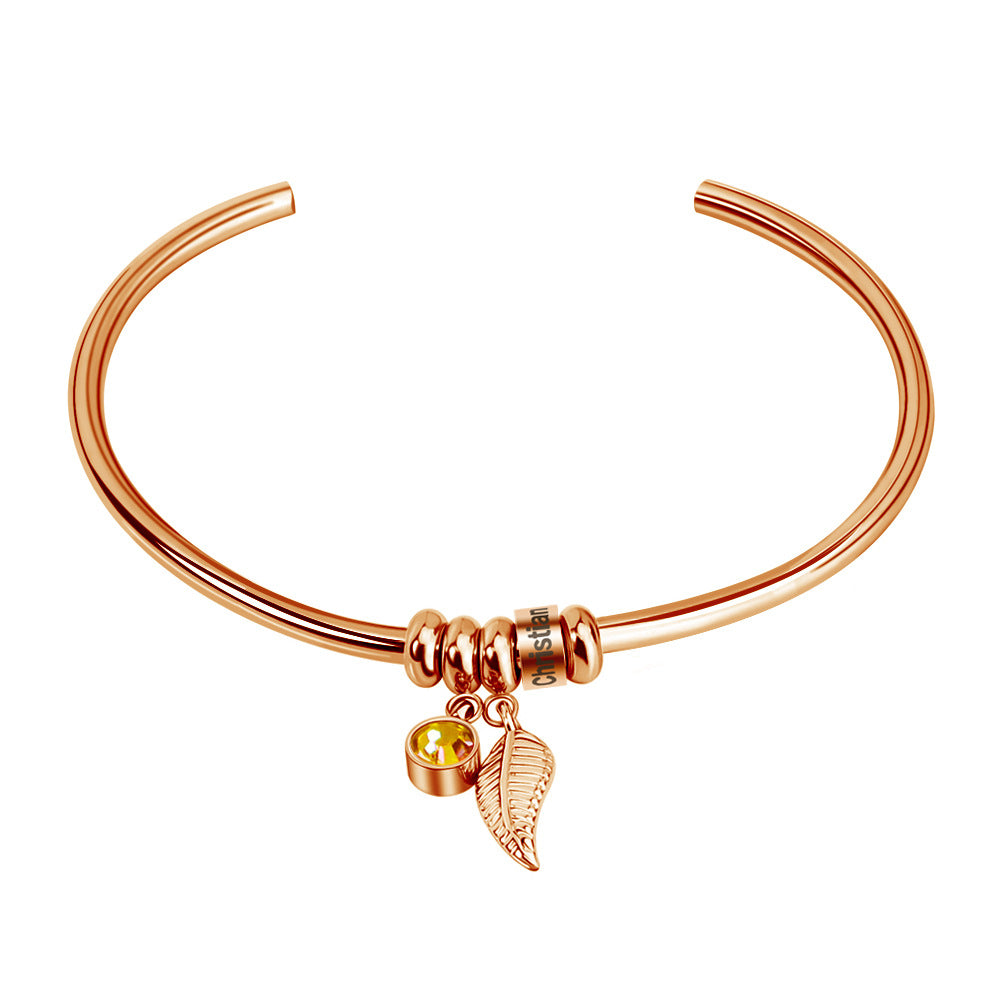 Personalized fashion lettering Bracelet
