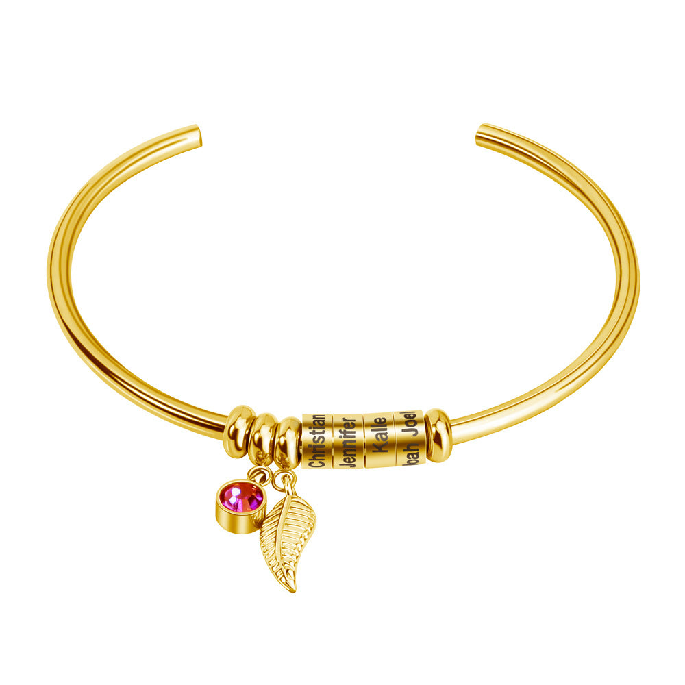 Personalized fashion lettering Bracelet