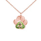 Personalized Pet Footprint Photo Necklace