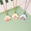 Personalized Pet Footprint Photo Necklace