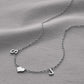 ONE HEART INITIAL NECKLACE