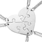 Personalized heart-shaped stitching necklace