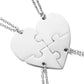 Personalized heart-shaped stitching necklace