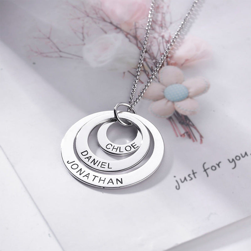 Personalized infinity name custom necklace