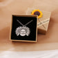 Personalized Sunflower Name Necklace