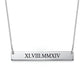ROMAN NUMERAL DATE NECKLACE