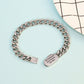 Personalized men's fashion denim bracelet