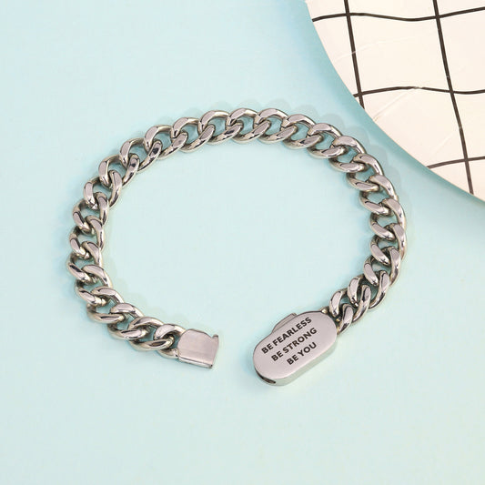 Personalized men's fashion denim bracelet